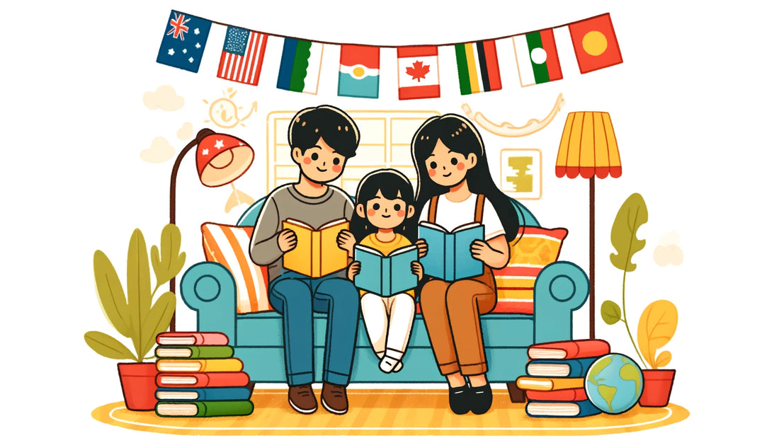 세계 다문화 그림책을 읽는 가족