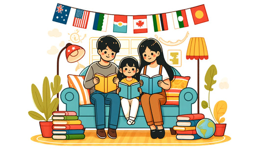 세계 다문화 그림책을 읽는 가족